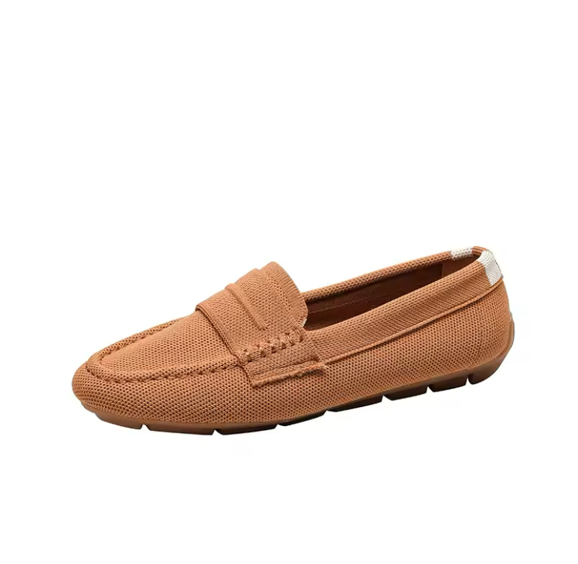 Mocassim europeu classico em malha tricô