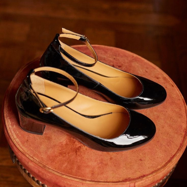 Belmonde couro verniz genuíno