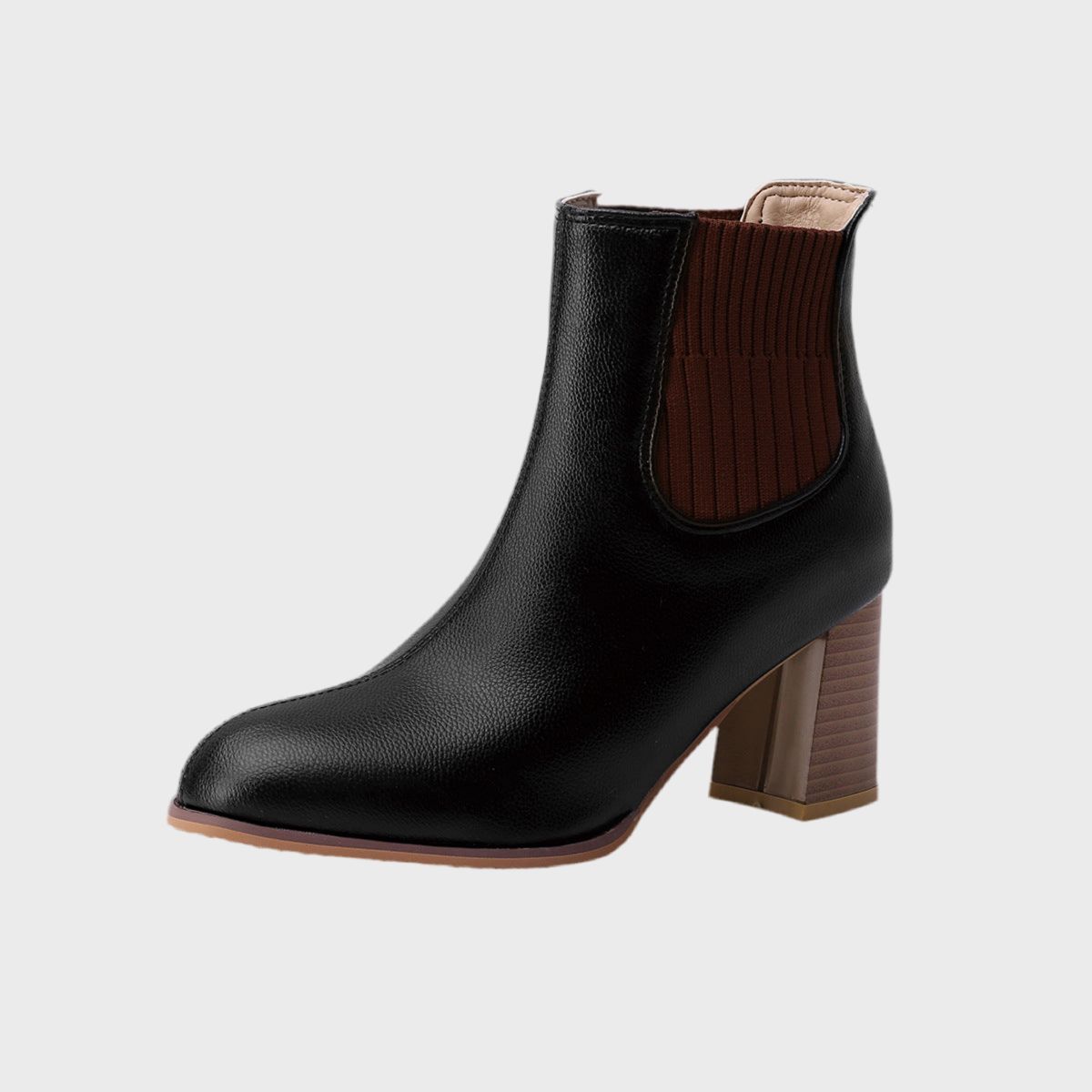 Bota Bravena em couro de microfibra