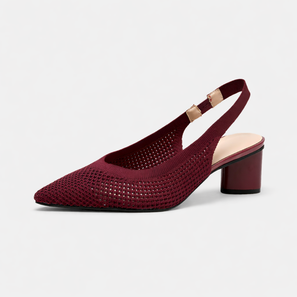 Slingback em tecido