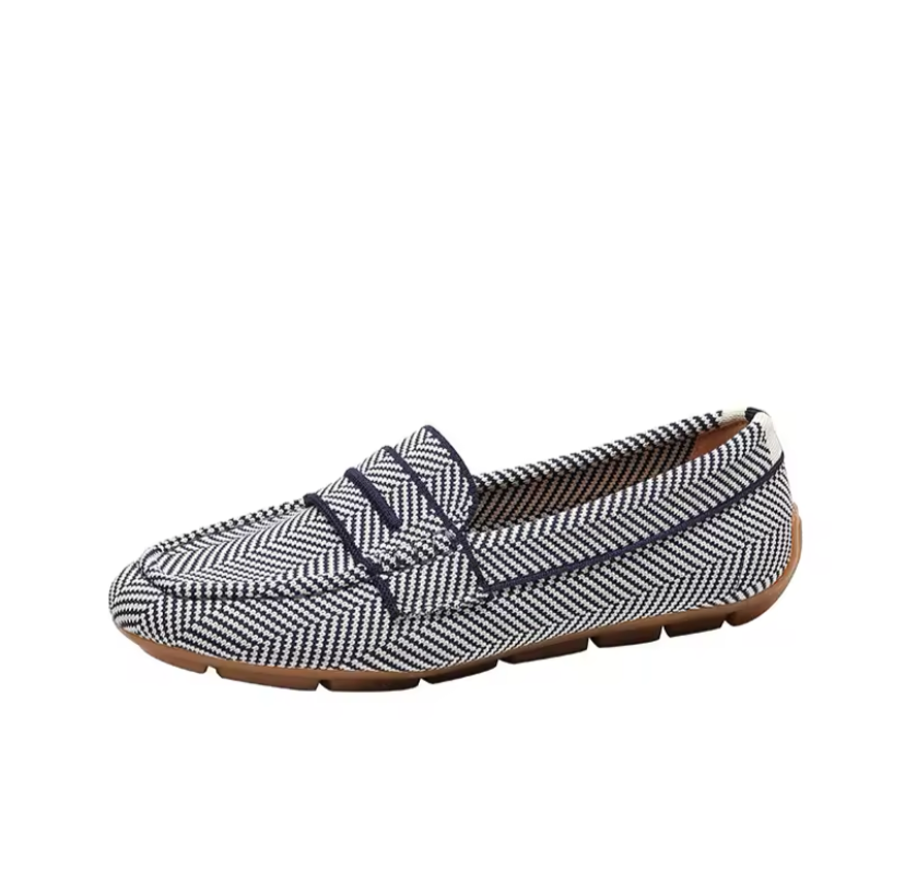 Mocassim europeu classico em malha tricô