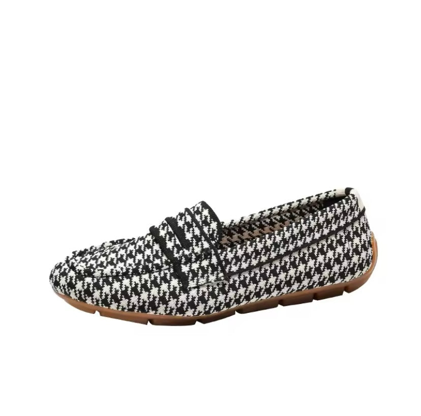 Mocassim europeu classico em malha tricô