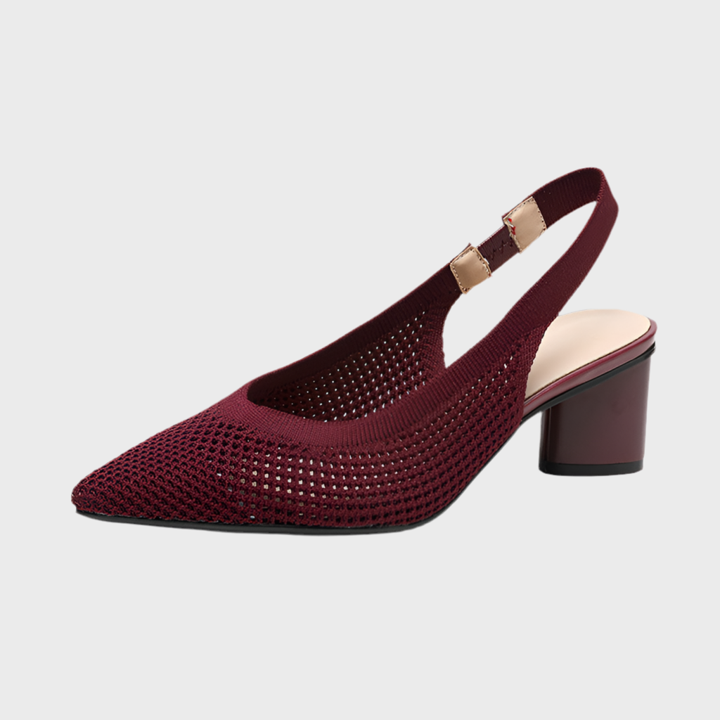 O Slingback em tecido
