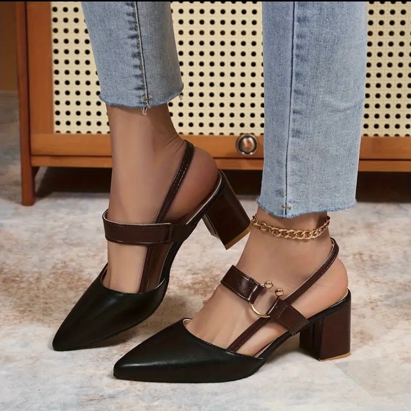 Slingback  Eterna - compre hoje e ganhe uma palmilha confortável de presente