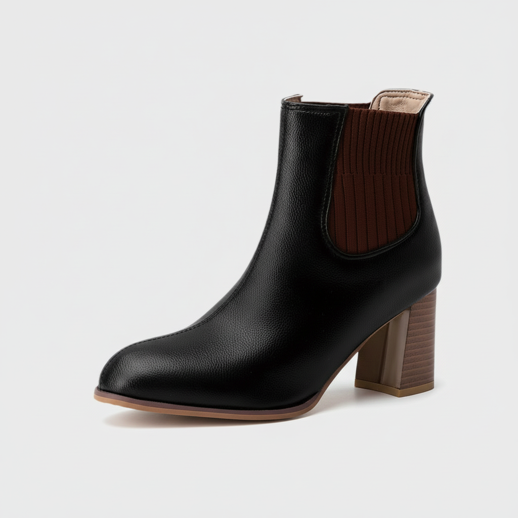 Bota Bravena em couro de microfibra