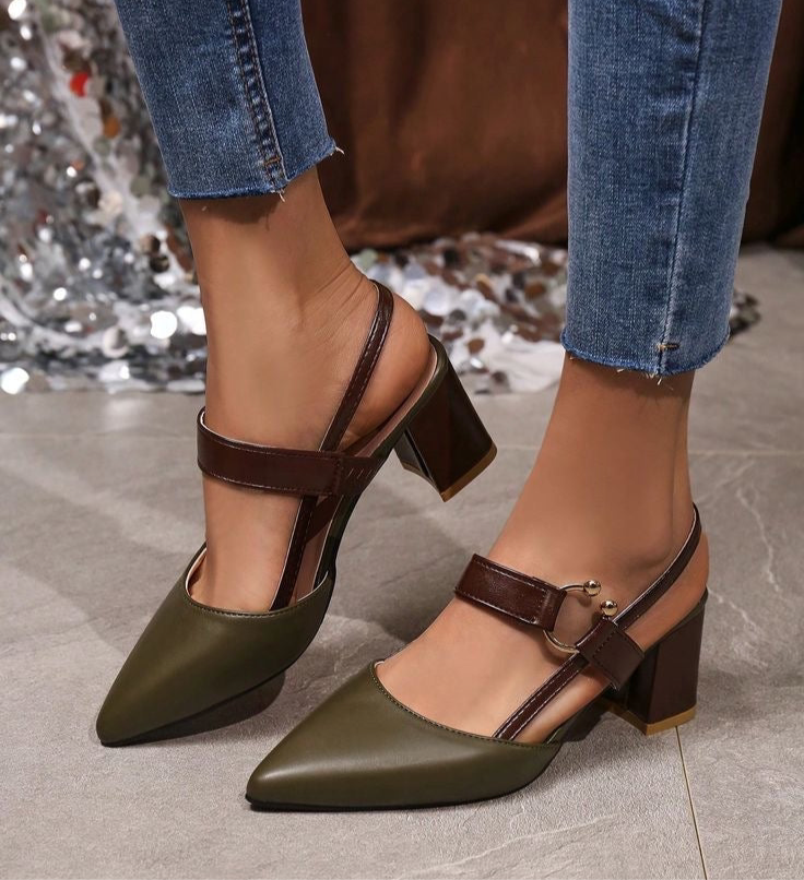 Slingback  Eterna - compre hoje e ganhe uma palmilha confortável de presente