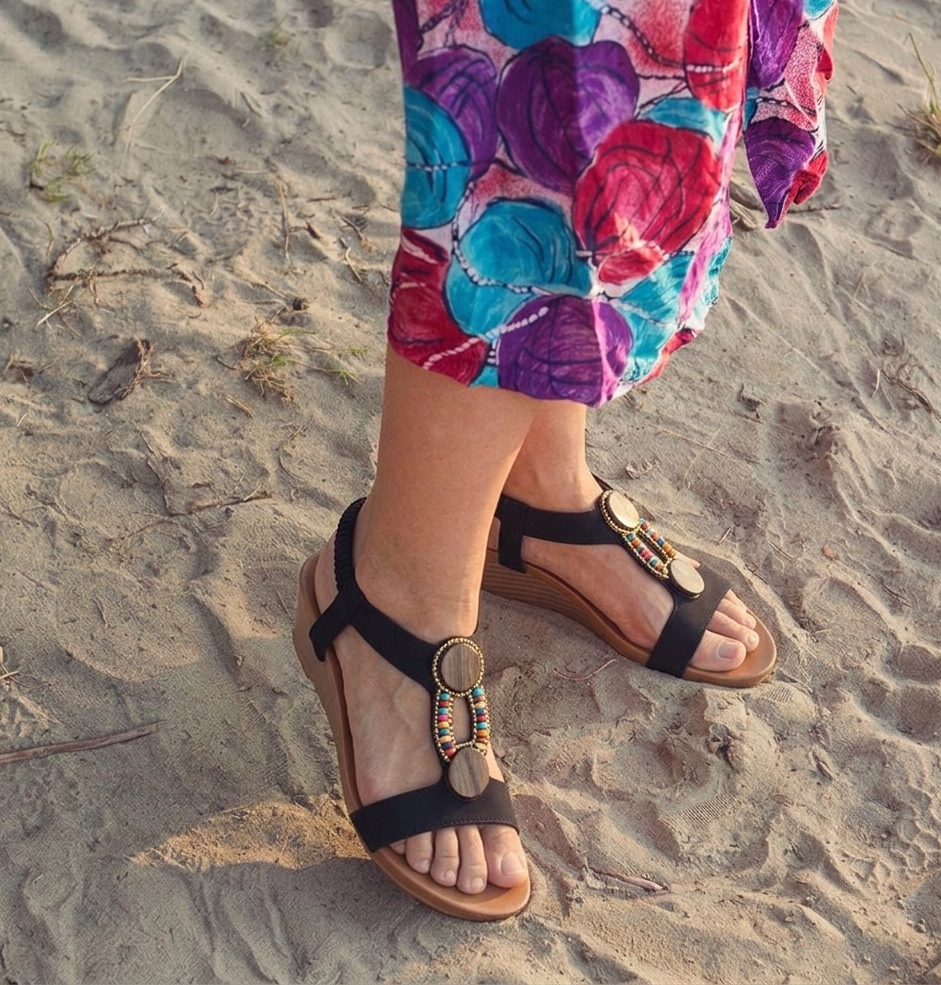 Sandália Aurora- Delicada, moderna e extremamente confortável