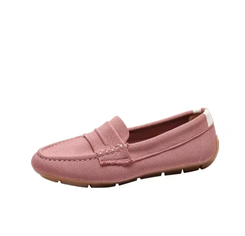 Mocassim europeu classico em malha tricô