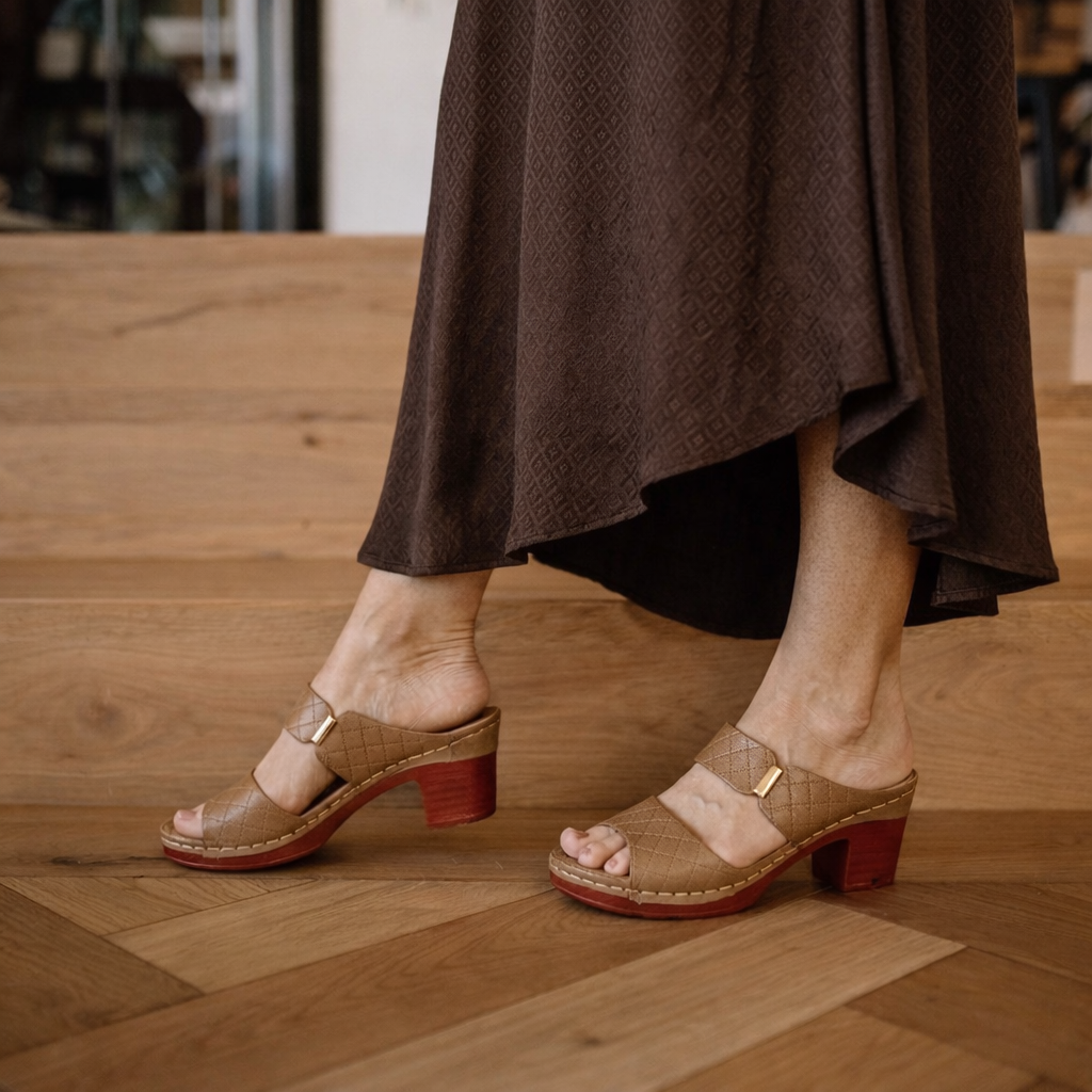 Tamanco Belle: moderno, elegante e 40% mais leve que tamancos tradicionais.